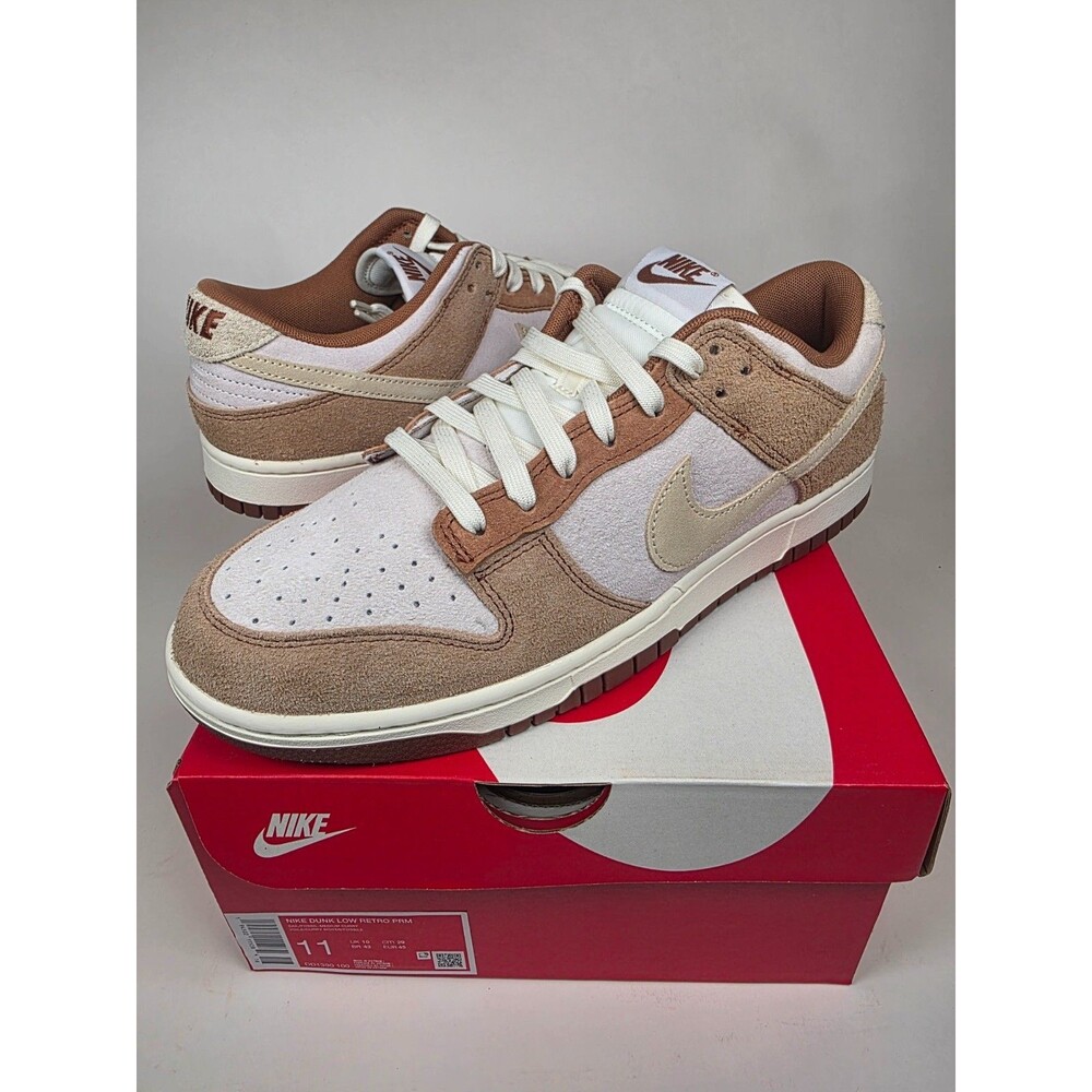 Nike Dunk Low Retro PRM Medium Curry Size 11 Sail Brown DD1390-100 New With Box